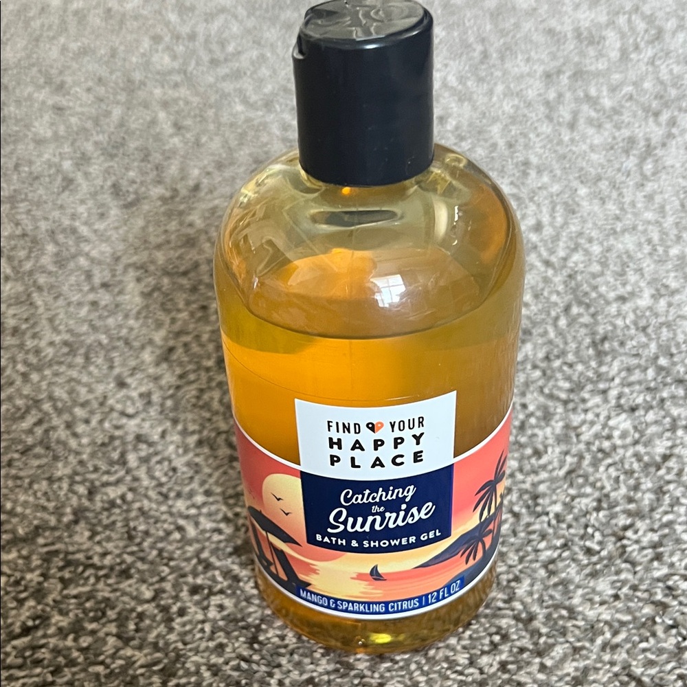 BNWT Find Your Happy Place ‘Catching the Sunrise’ Bath/Shower Gel - Mango/Citrus